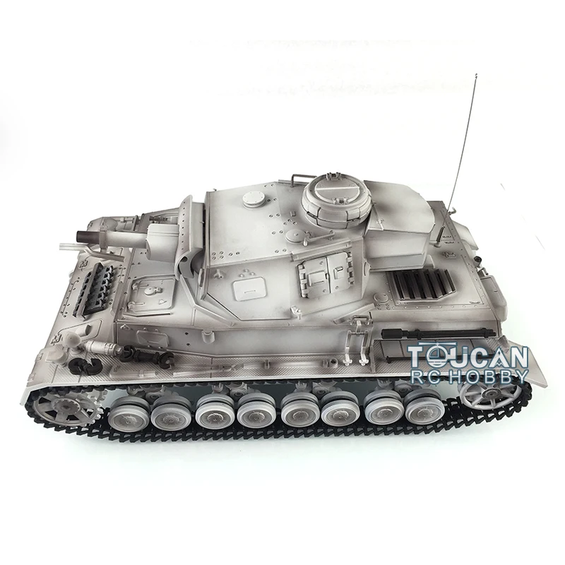 2.4G Henglong 1/16 Snow 7.0 Upgraded Ver Panzer IV F RTR RC Tank 3858 Metalowe gąsienice Metalowe gąsienice Zębatki TH17390-SMT7