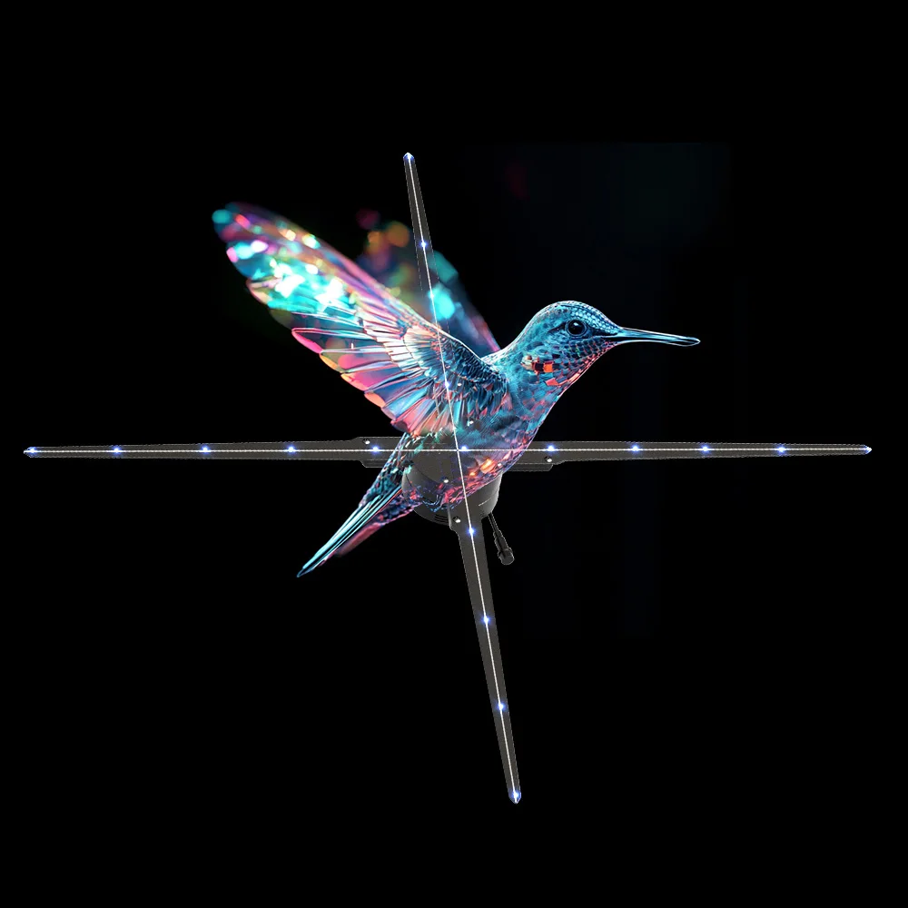 

Eye-Catching 100cm 3D Hologram Projector Fan Utilizing Advanced Technology for High-Impact Advertising in Competitive Markets