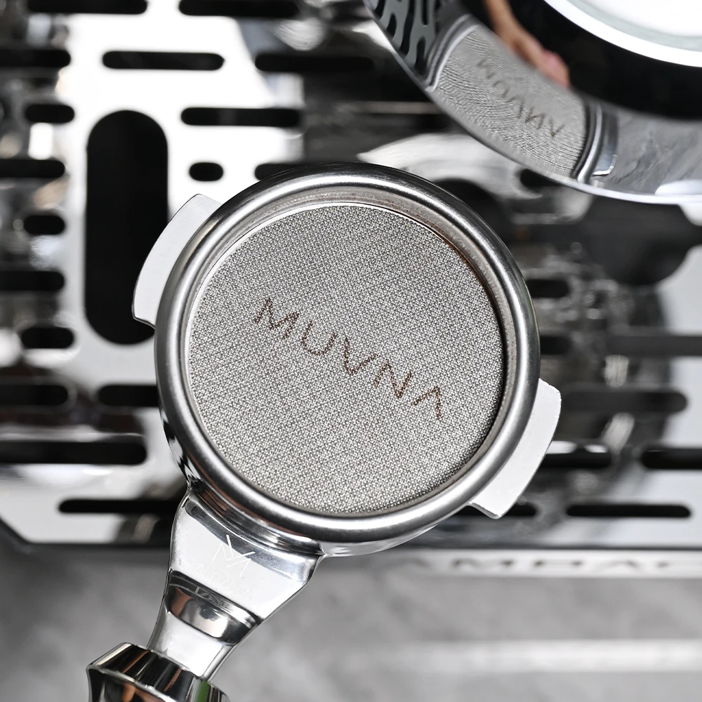 MUVNA Espresso Puck Screen 51mm 53mm 58mm 304 Stainless Steel 150 Micron Reusable Coffee Filter Mesh 1mm 1.7mm