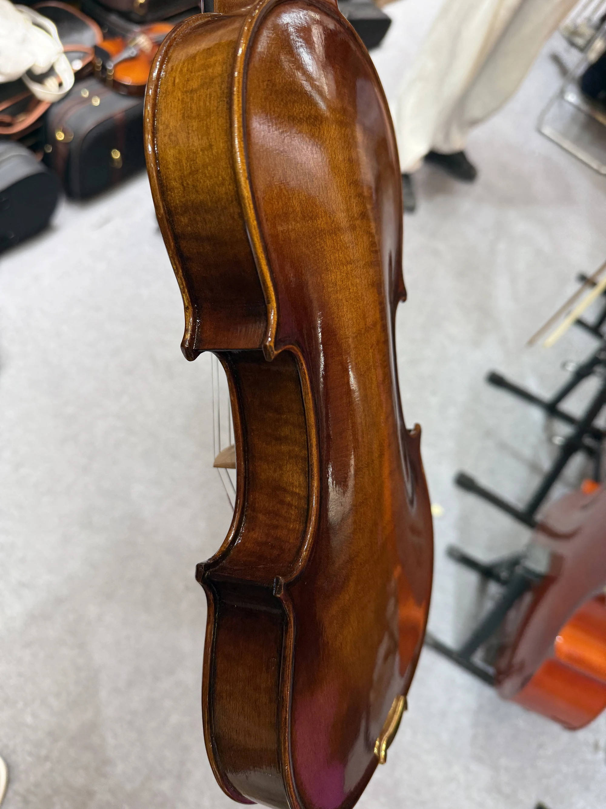 

Premium 4/4 Full Size Electric Acoustic Cello Solid Wood Stringed Instrument Ebony Fingerboard For Professional Performance