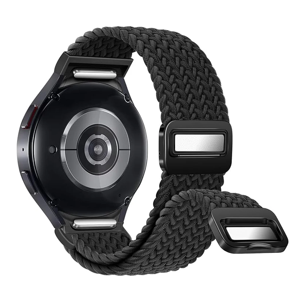 Magnetic Braided Band For Samsung Galaxy Watch 7 6 4 classic/5 Pro/FE 44mm 40mm 45 46 47 mm bracelet correa Galaxy watch 7 Strap