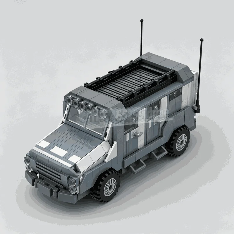 NEW 542Pcs Armored Off Road Vehicle Building Blocks Model DIY Assembly Set Tactical Transport Design Collection Display Gift Toy