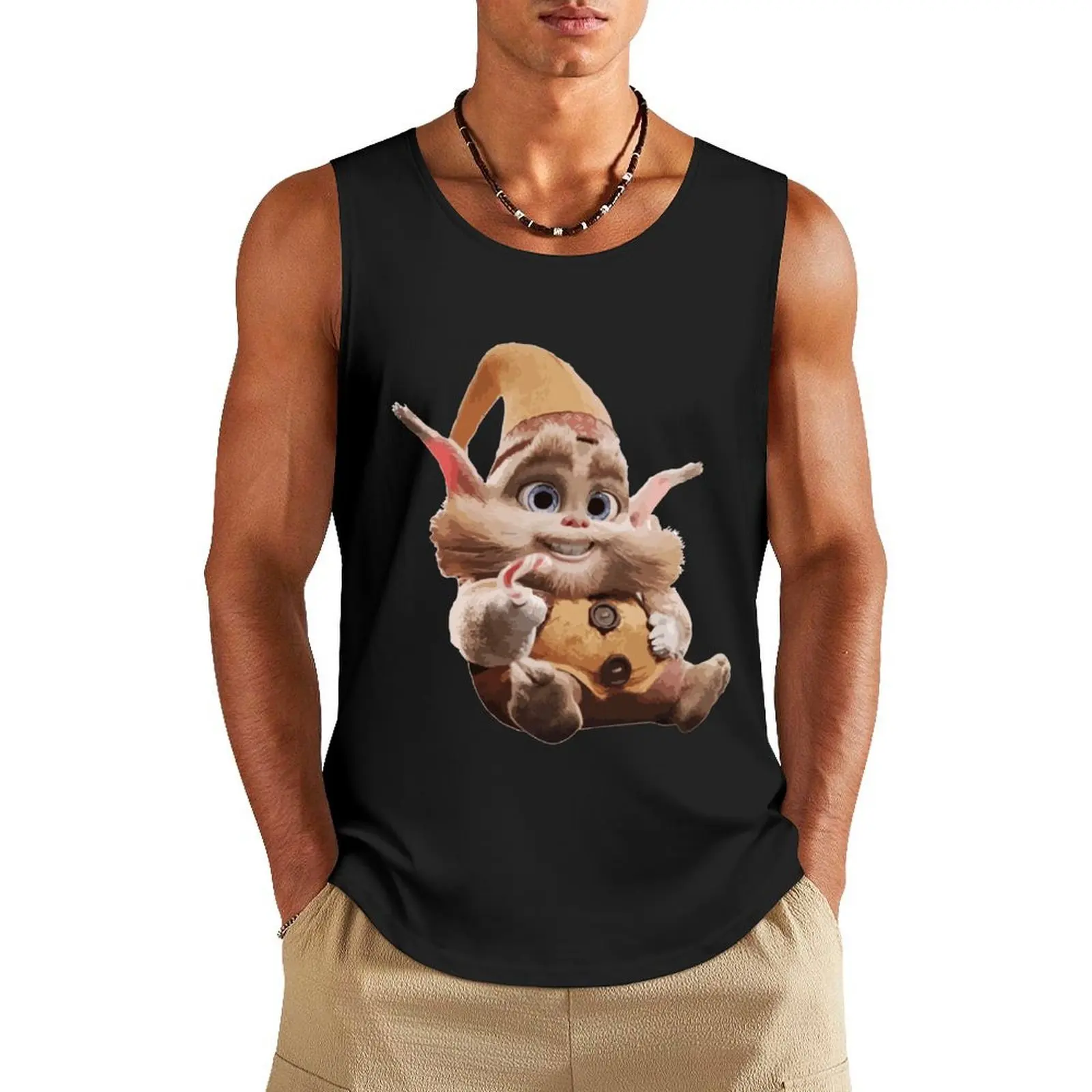 

Bjorn from Christmas Chronicles Tank Top cute tops sleeveless gym shirts male Bodybuilding shirt gym Men's t-shirts