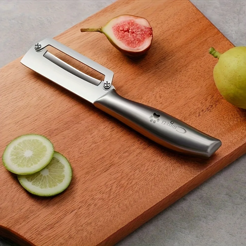 Durable Stainless Steel Peeler Kitchen Tool Smooth Operation Fruit Vegetable Peeling Slicer for Efficient Cooking