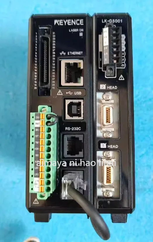 Keyence LK-G5000 Laser Sensor Displacement High Power Controller Measuring Instrument LK-G5001
