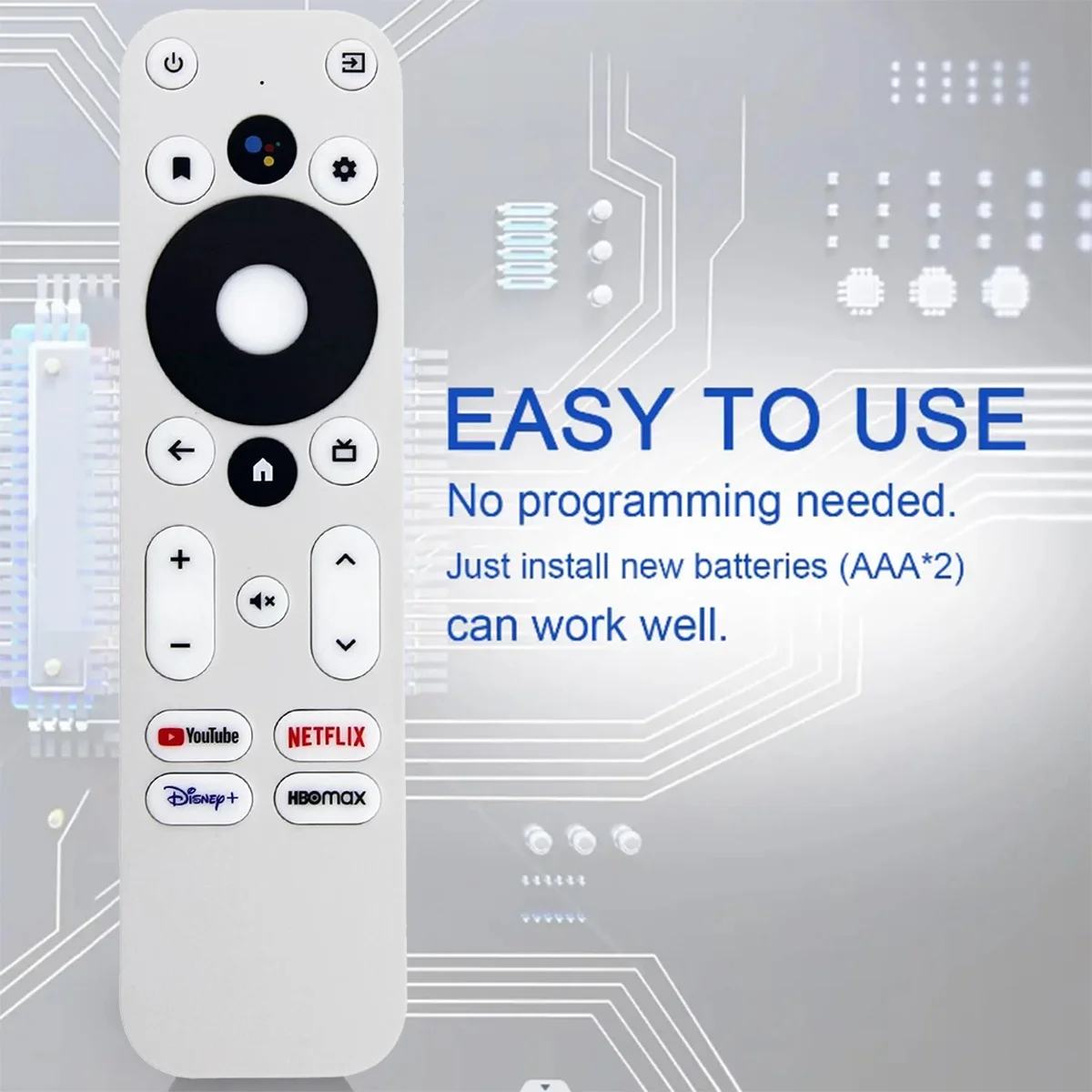 Replace Voice Remote Control for MECOOL/ONN KM2 for KM2 Netflix YouTube 4K Certified Voice Android TV Box