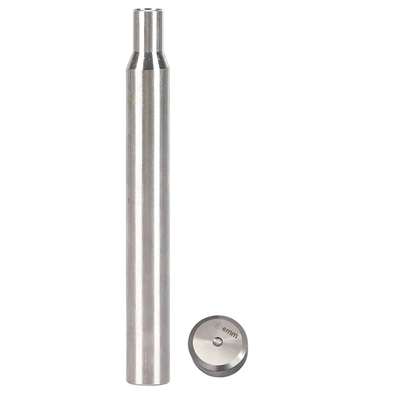 Hot Rivet Punch, Stainless Steel Double‑Sided Flat Fixing Setting Tool, For Double‑Sleeve Rivet Installation