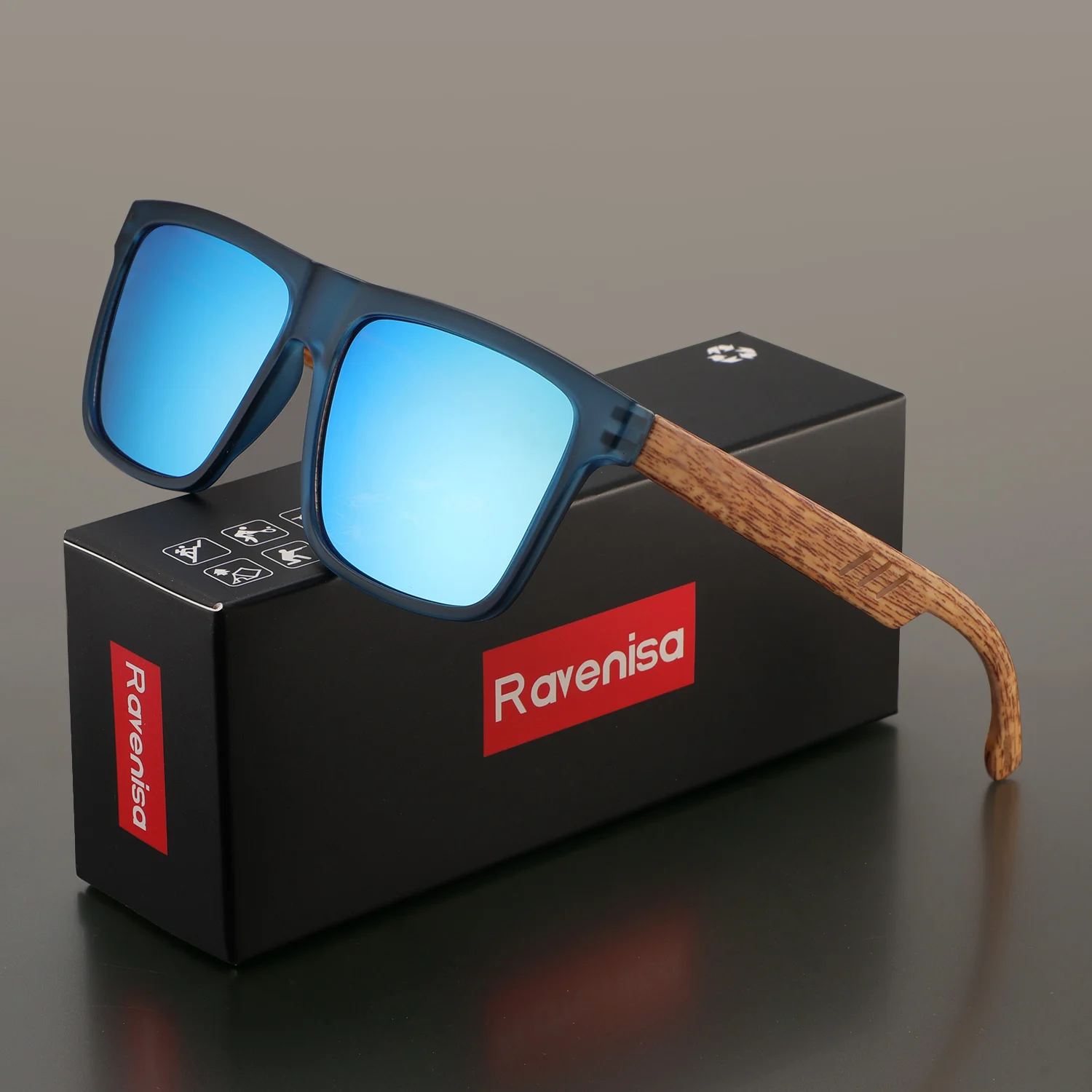 Thumbnail 2 - #91 Discounted Wooden Frame Sunglasses Worth Buying