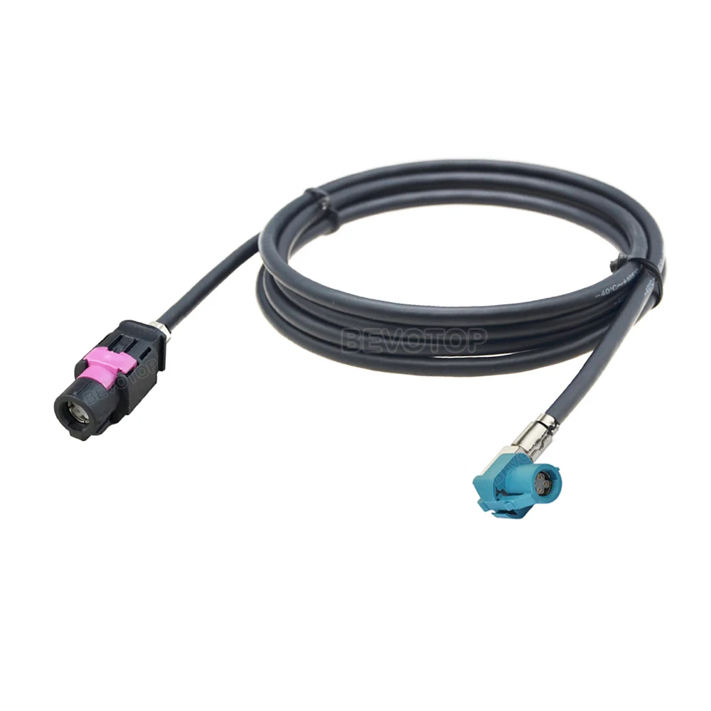 1Pcs Car LVDS Video Line Cable for Mercedes-Benz Audi Navigation GPS Audio Wire 4 Pin HSD Fakra Type Cable 10cm-10m