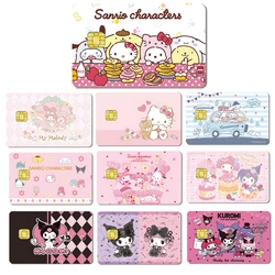 New Kawaii Sanrio Hello Kitty Kuromi Melody 2.5D HD Matte 3M PVC Sticker Film Tape Skin for Credit Card Debit Card Sticker Decal