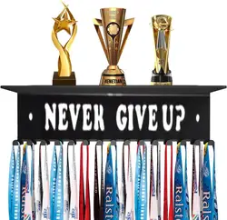 Fame Medal Holder Display Hanger Trophy Rack Organizer Rack Sturdy Steel Metal Easy to Install Cheer Gymnastics Soccer Softball