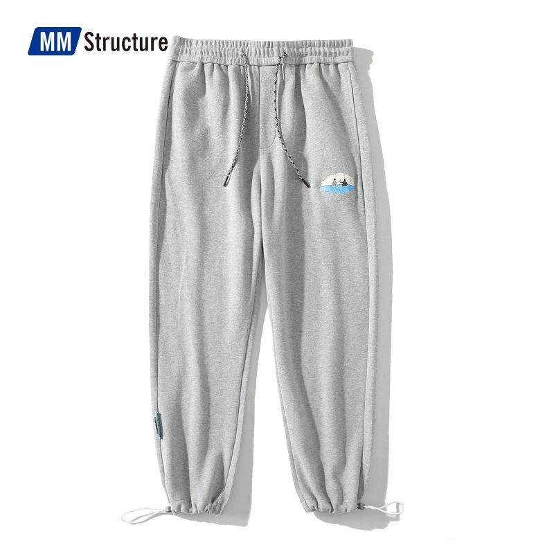 

High Quality Hip Hop Sweatpants Men Casual Cotton Loose Trousers 2022 Spring Autumn Harajuku Streetwear Trend Male Jogger Pants