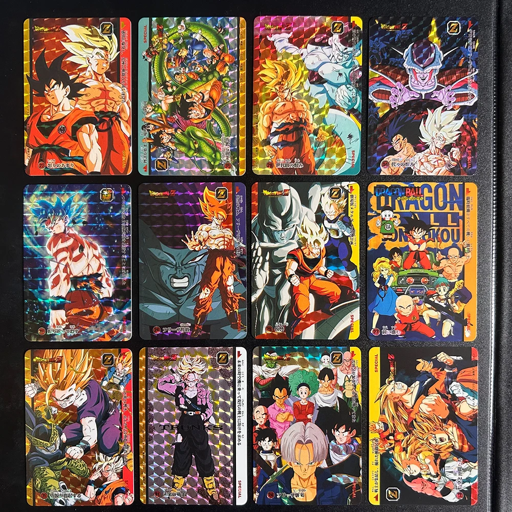 Anime characters Dragon Ball Super Son Goku Son Goten DIY Homemade Xtreme texture toys Collection card Christmas birthday gift view 2