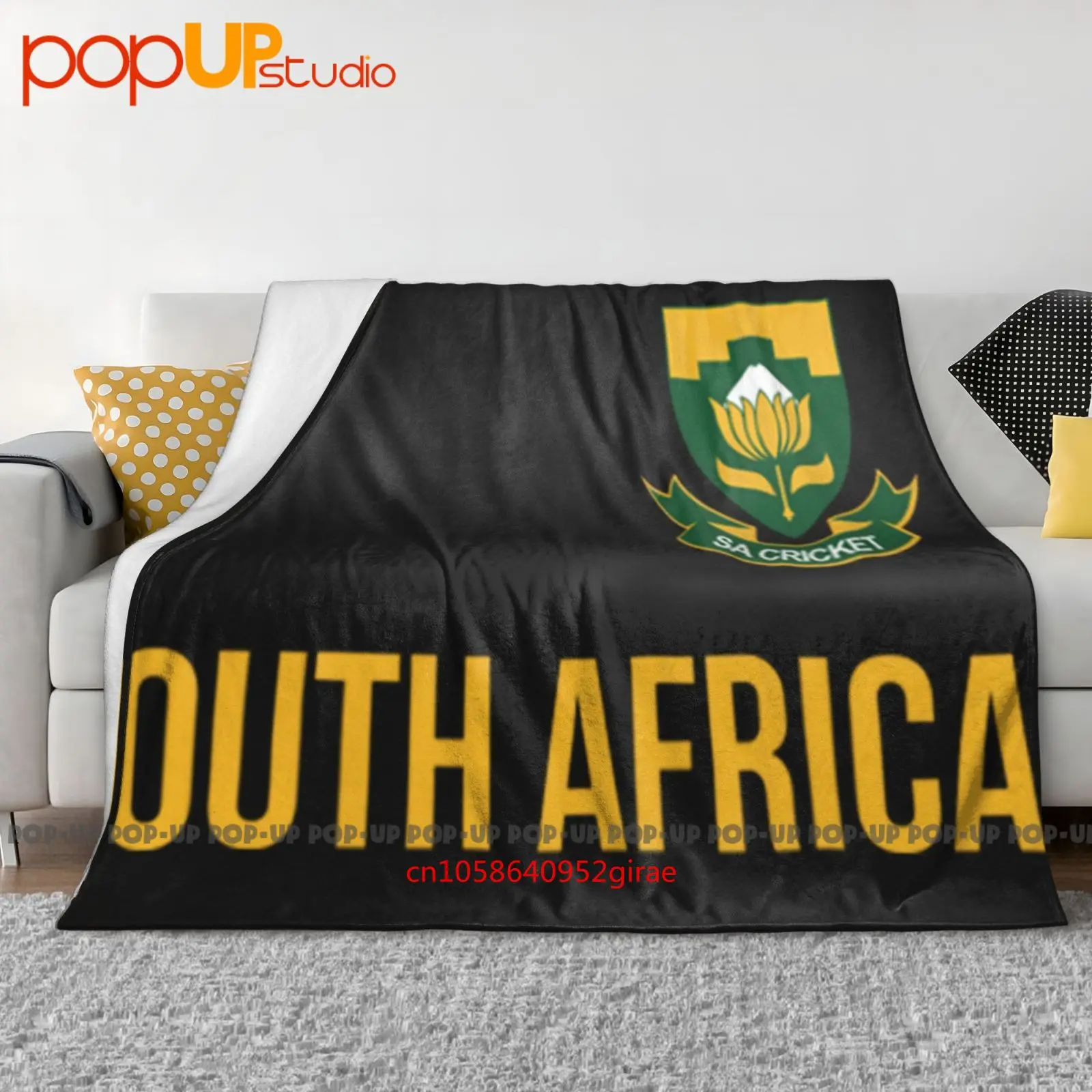 Cricket South Africa Jersey Style Fans Supporter Ultra-Soft Blanket Quilt Winter Sofa Cover Bed Covers