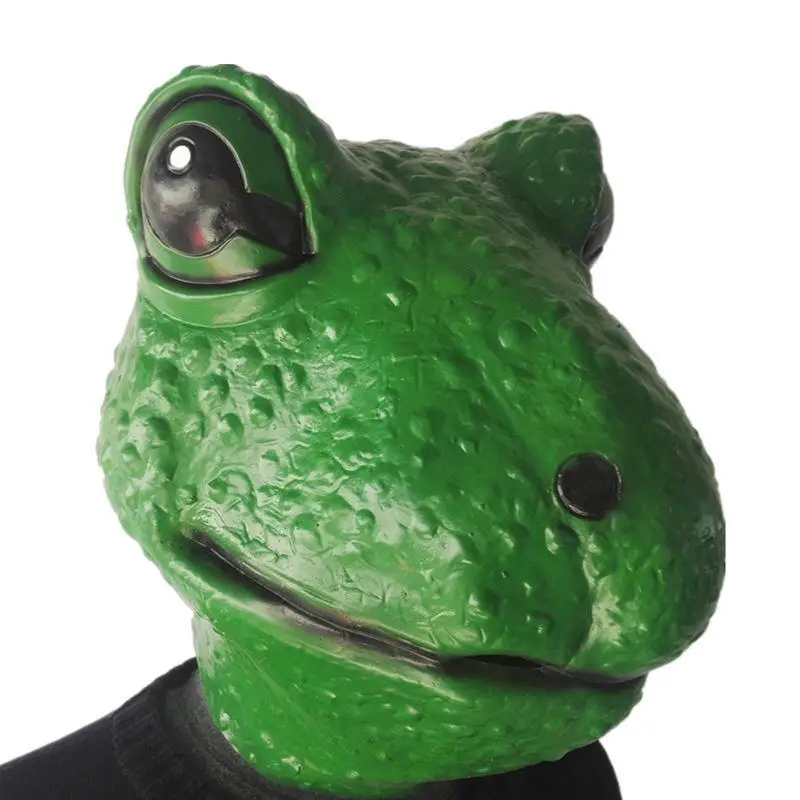 Masque Tête de Grenouille Intégral en Latex – photo 5
