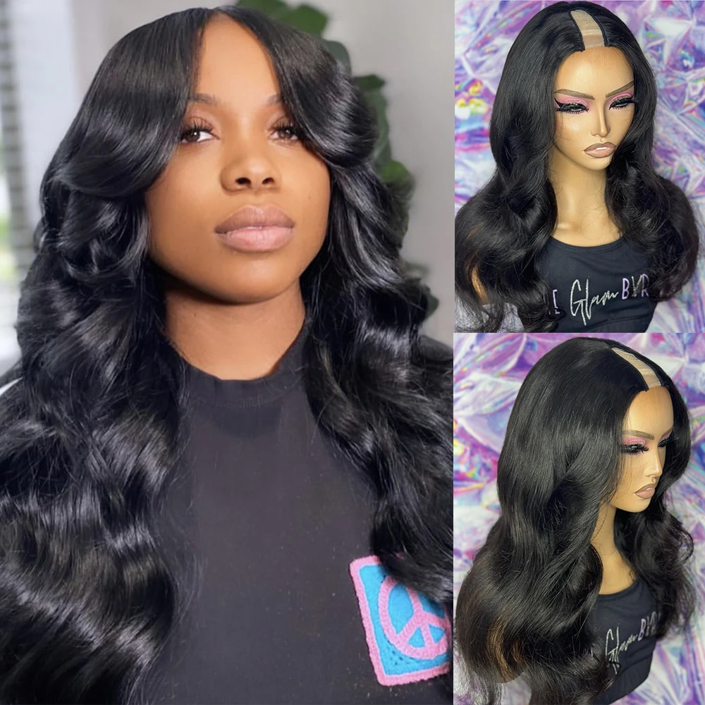 black-glueless-body-wave-u-part-wig-100-human-hair-unprocessed-wavy-indian-remy-v-part-wig-250-density-full-end-none-lace