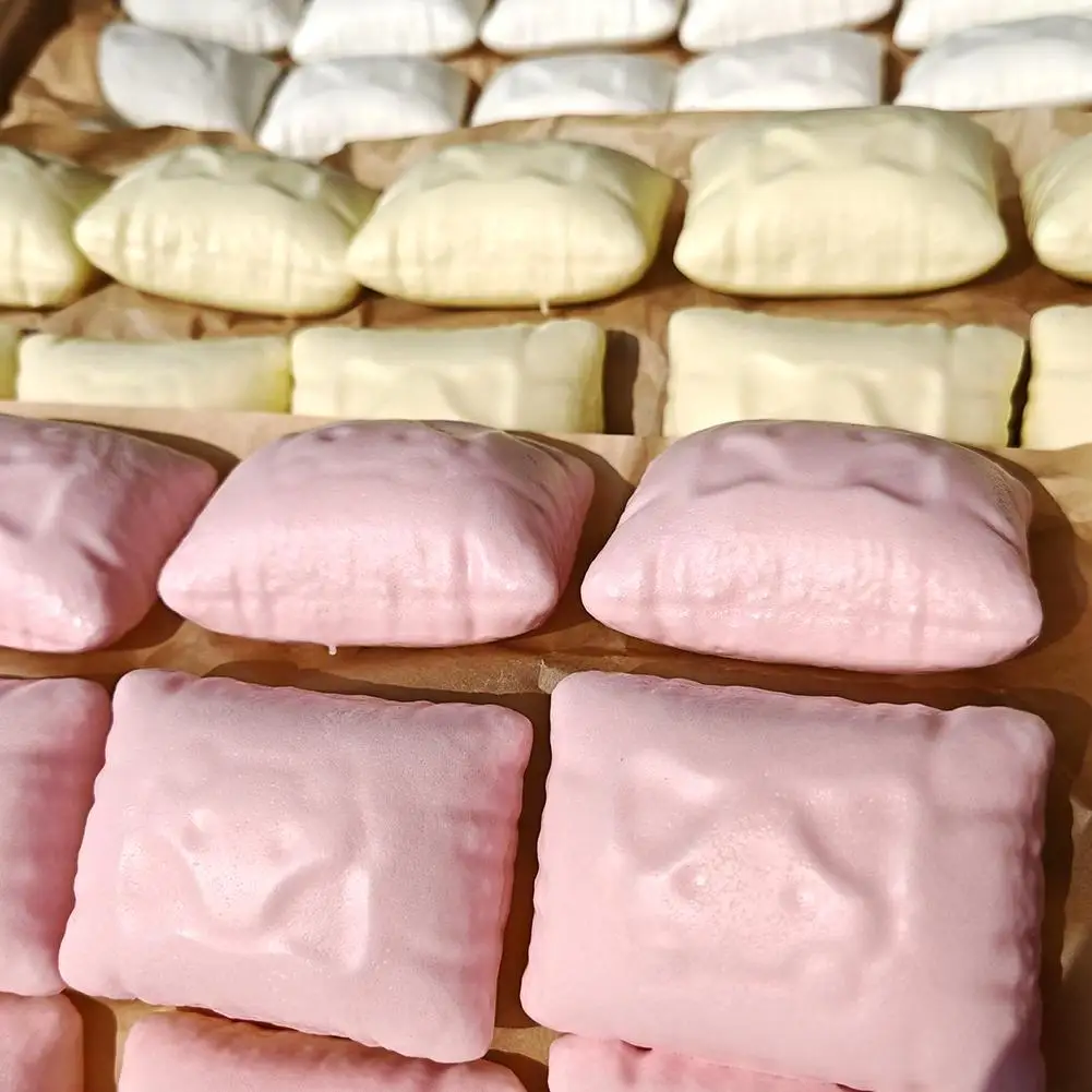 Super Sticky Small Pillow Slow Rebound Toy Creative Little Cat Pillow Decompression Toy Kneading PU Stress Relief Release Toy