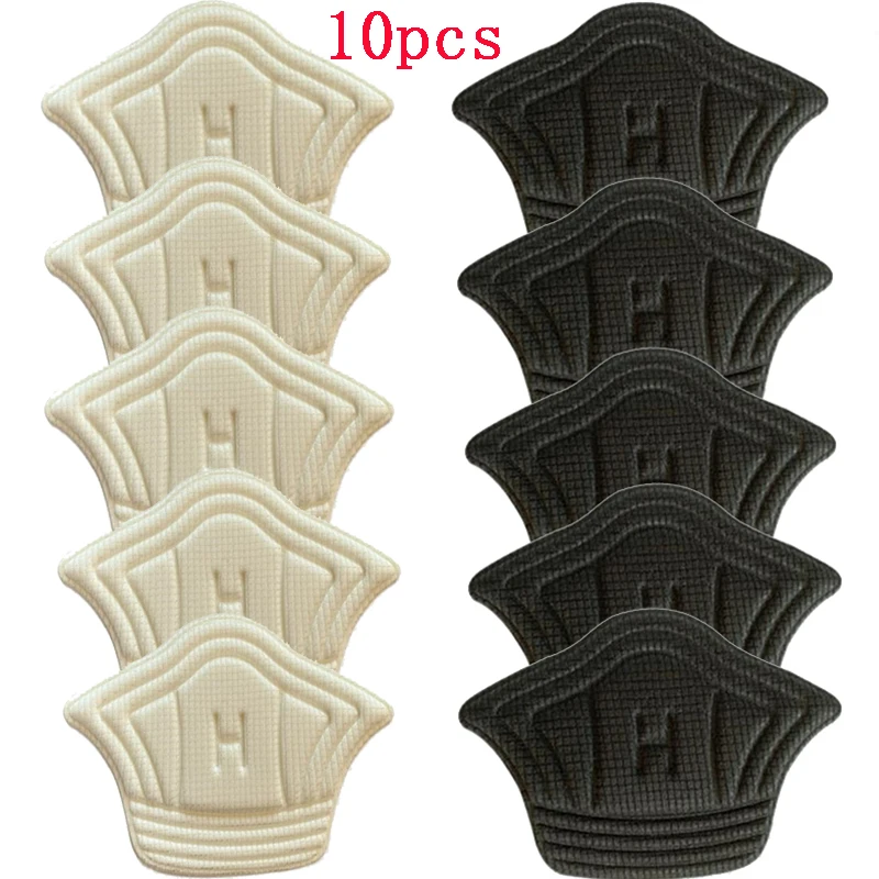 10pcs Insoles Patch Heel Pad for Sport Shoes Adjustable Size Antiwear Feet Pad Cushion Insert Insole Heel Protector Back Sticker