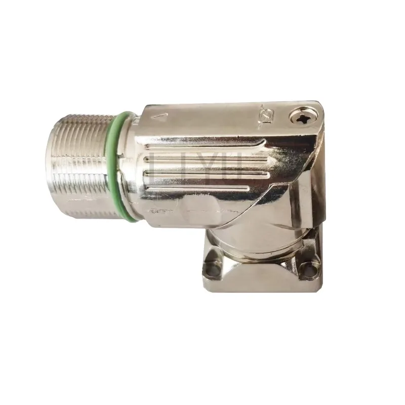 for M23 European standard servo motor male curved socket M623- 6/7/9/12/17 core encoder connector