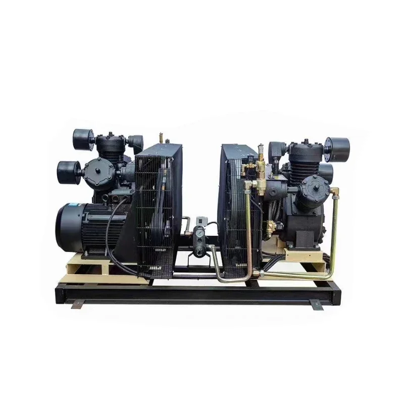 High Pressure 60bar Industrial Piston Booster Air Compressor 5.0m3/min 4 Cylinder 30KW Portable Low Noise 380V Screw Type CO2