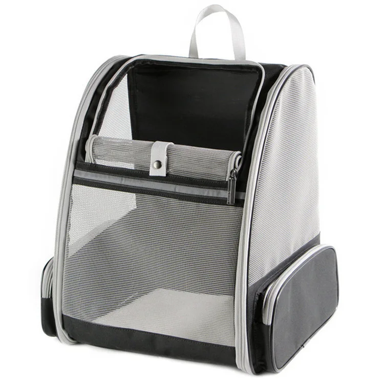 Mochila transportadora para gatos transpirable y plegable portátil