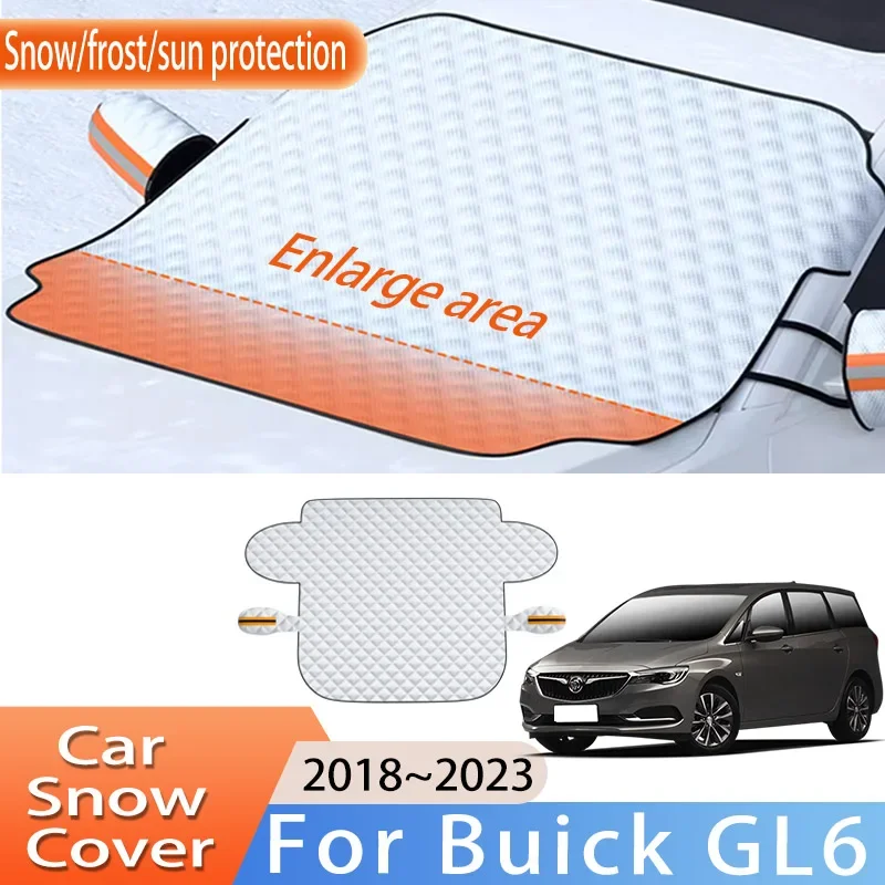 Car Accessories For Buick GL6 2018~2023 2019 2020 2021 Front Windscreen Snow Cover Ice Frost Sun Protector Waterproof Auto Parts