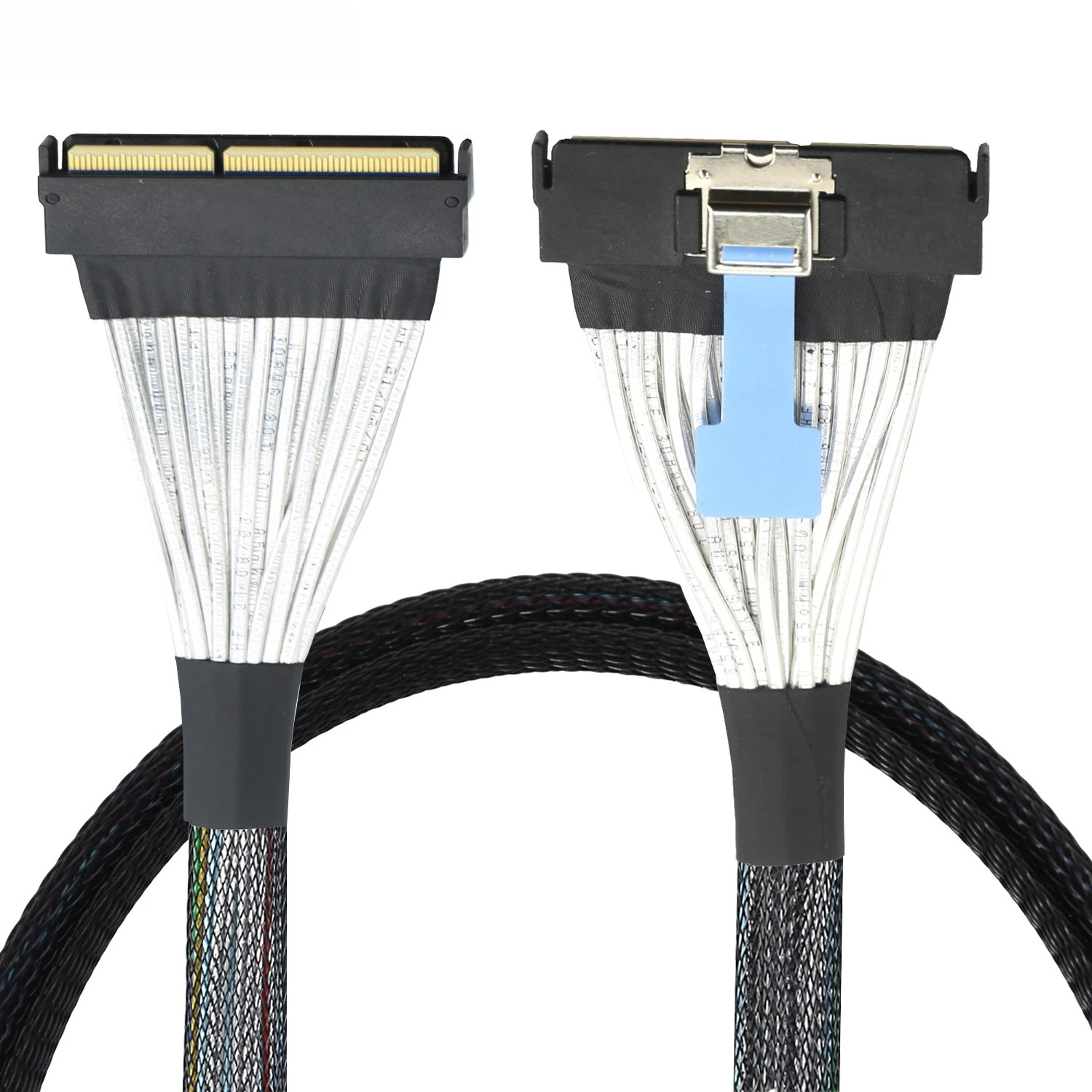 ADT-Link Slimline SAS MCIO 5.0 124P 16X To MCIO 5.0 124P Server Data Adapter Extension Cable Length Optional 0.25M 0.5M