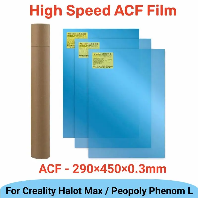 Top 3Pcs ACF Film 290x450mm For Creality Halot Max Peopoly Phenom L Phrozen Sonic Mega 8KS V2 Release Film Resin 3D Printer