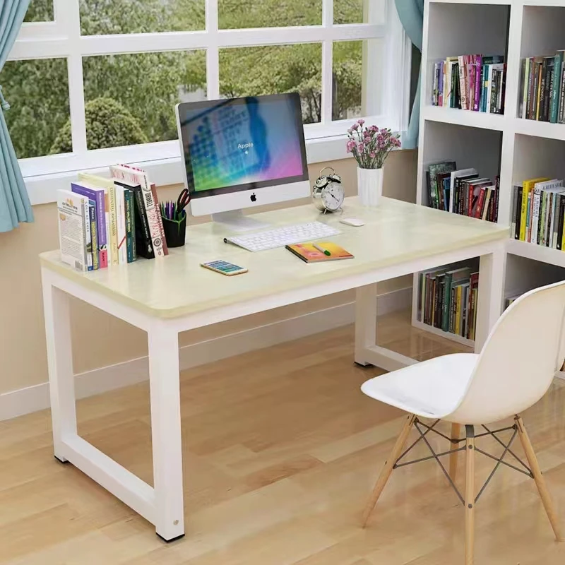Escritorio de madera duradero para ordenador portátil, mesa de estudio para oficina en casa, 100x50cm