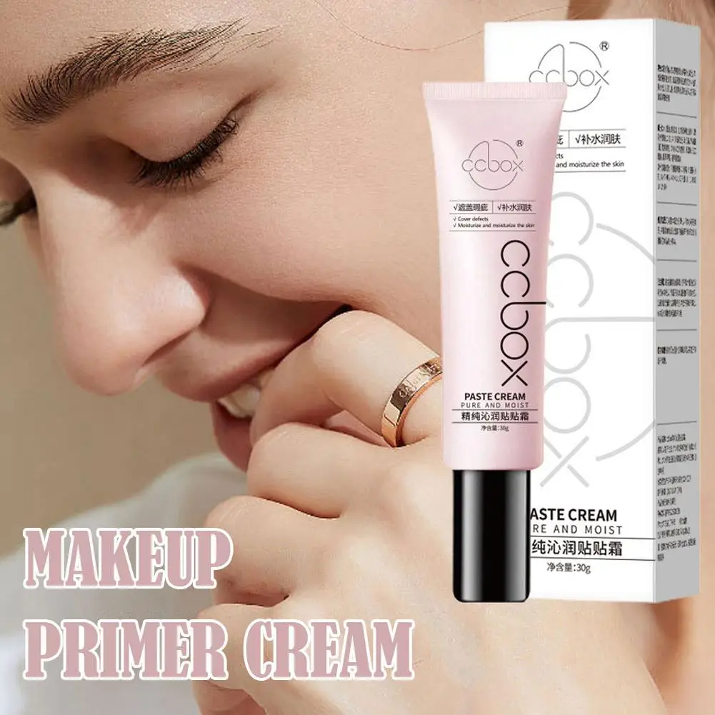 Makeup Base Face Primer Cream Invisible Pore Light Smooth Finish Primer Oil-Free Foundation Cosmetic Makeup G3T7