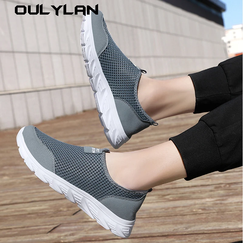 Spring Lightweight Deodorant Men's Shoes Breathable Mesh Sneakers Comfortable Trendy Versatile Shoes Men