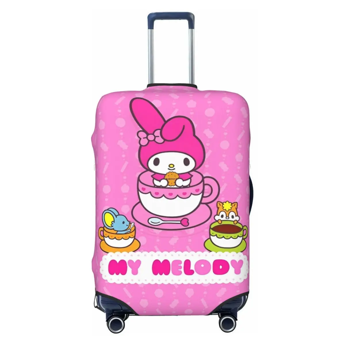 

My Melody Cute Animal Print Suitcase Cover Travel Flight Fun Luggage Case Protector