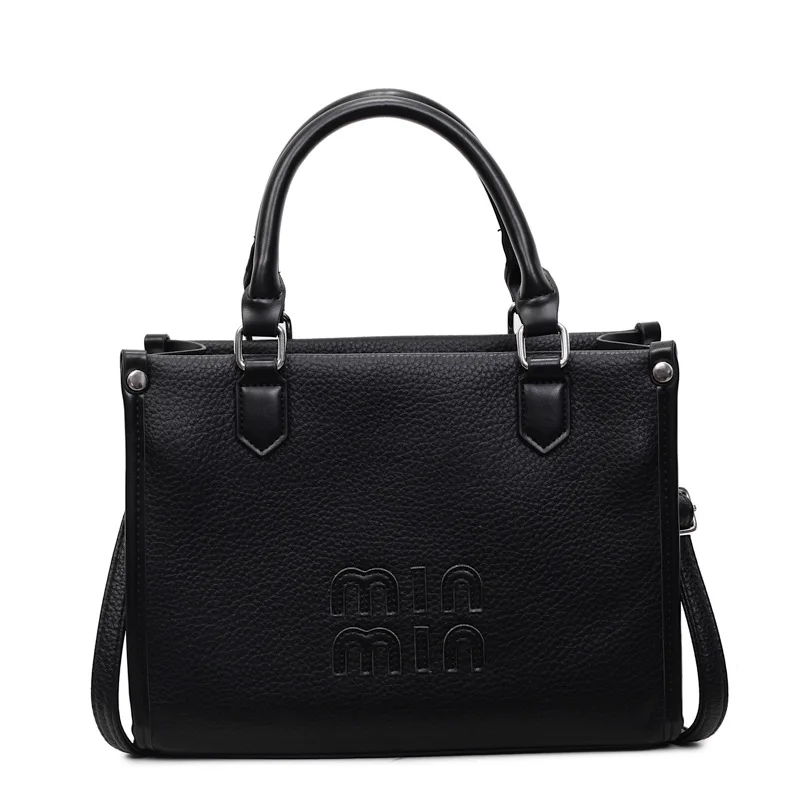 ​Niche Women's Shoulder Bag 2025, Fashion Letter Graphic Crossbody Purse, Small Tote Bag, Minimalist Designer Style​