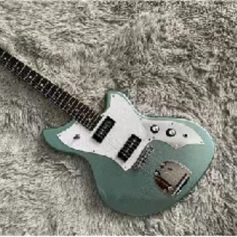 الحرة الشحن الغيتار الكهربائي الأسود روزوود الرقبة الماهوجني الجسم فايربيرد #1