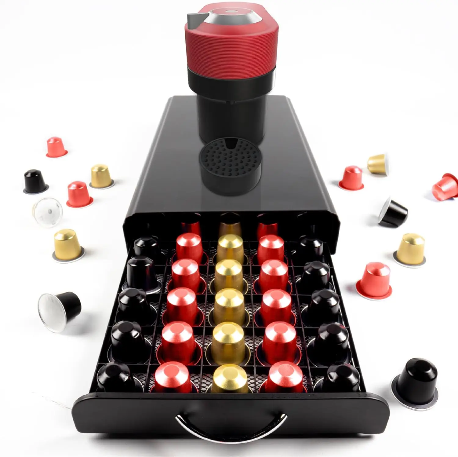 

Nespresso Capsule Holder Capsule Holder Nespresso Capsule Storage for 50 Nespresso Coffee Capsules