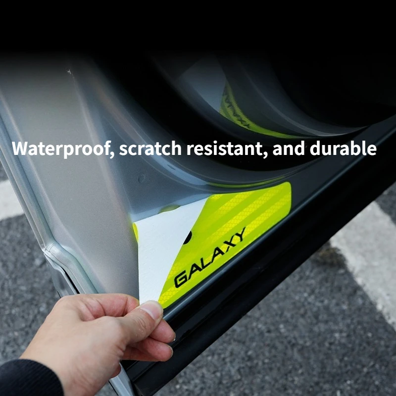 For Galaxy Starship 7 Door Reflective Sticker Trunk Switch Warning Prompt Sticker Exterior Decoration Sticker