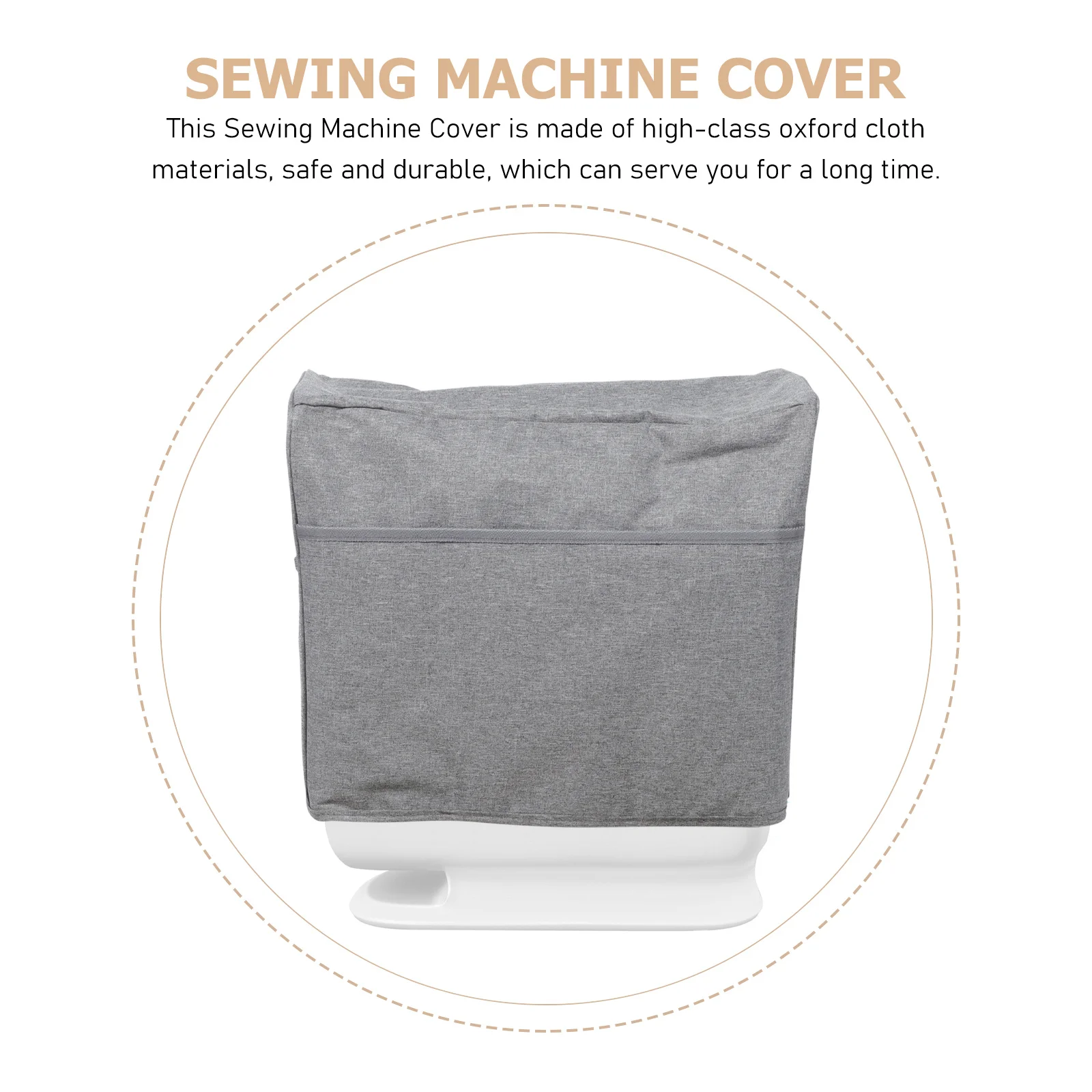 

Sewing Machine Cover Durable Oxford Cloth Large Capacity Dustproof Waterproof Protector for Home Use Sewing Machine Cover