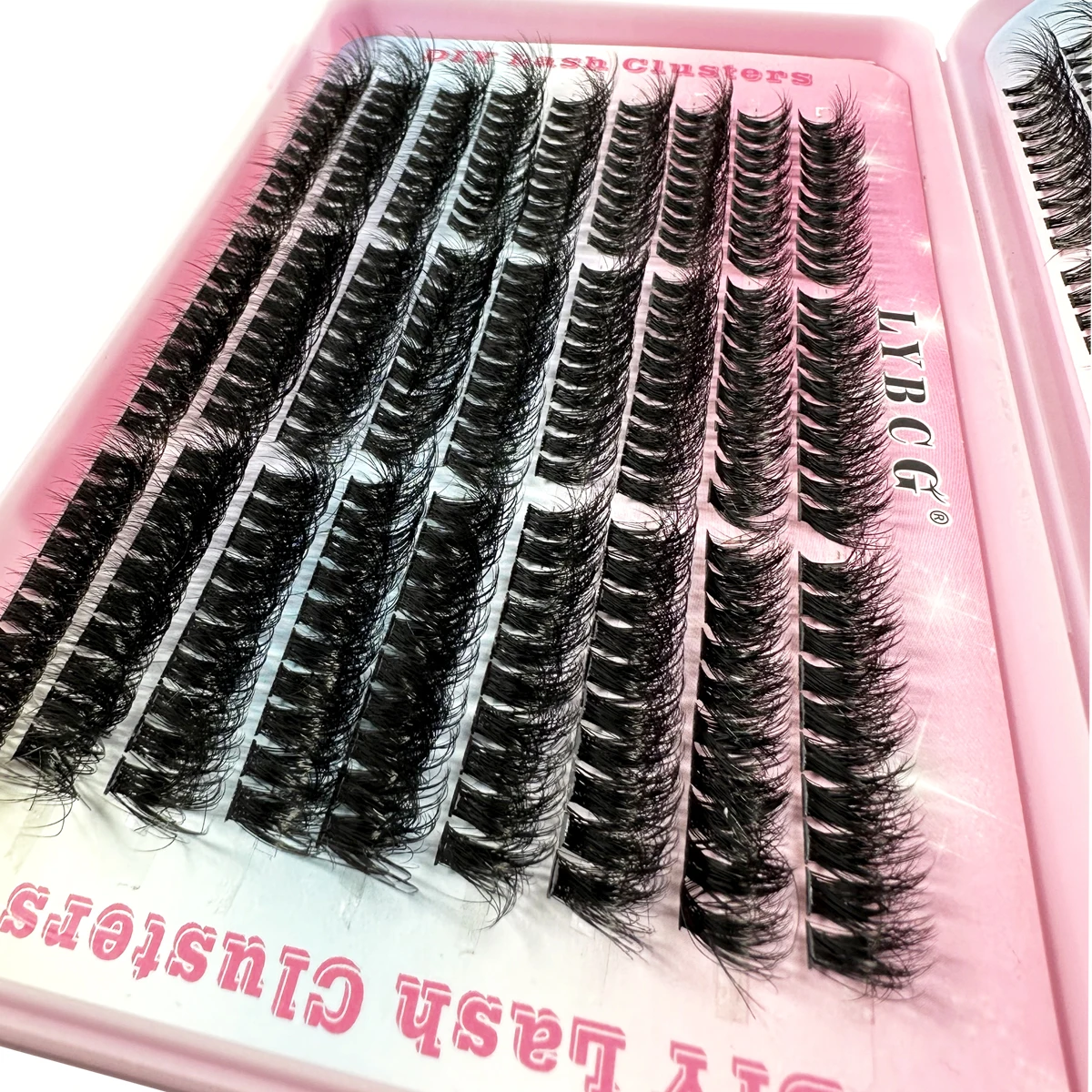 54Fila 30D-100D 5D Soffici Ciglia Spesse Cluster 9-16mmMix Wispy Individuale Ciglia Estensioni Cluster Trucco FAI DA TE Ciglia Finte