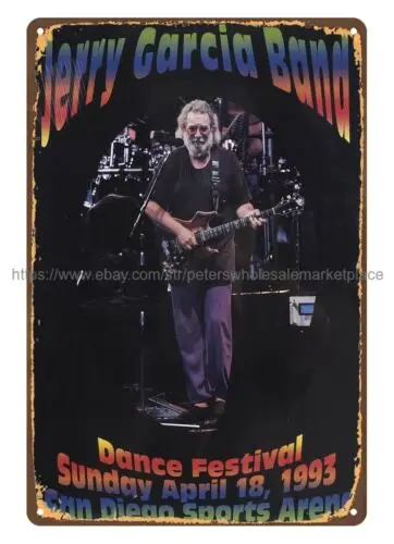 metal wall decor 1993 Jerry Garcia Band - Concert Poster metal tin sign