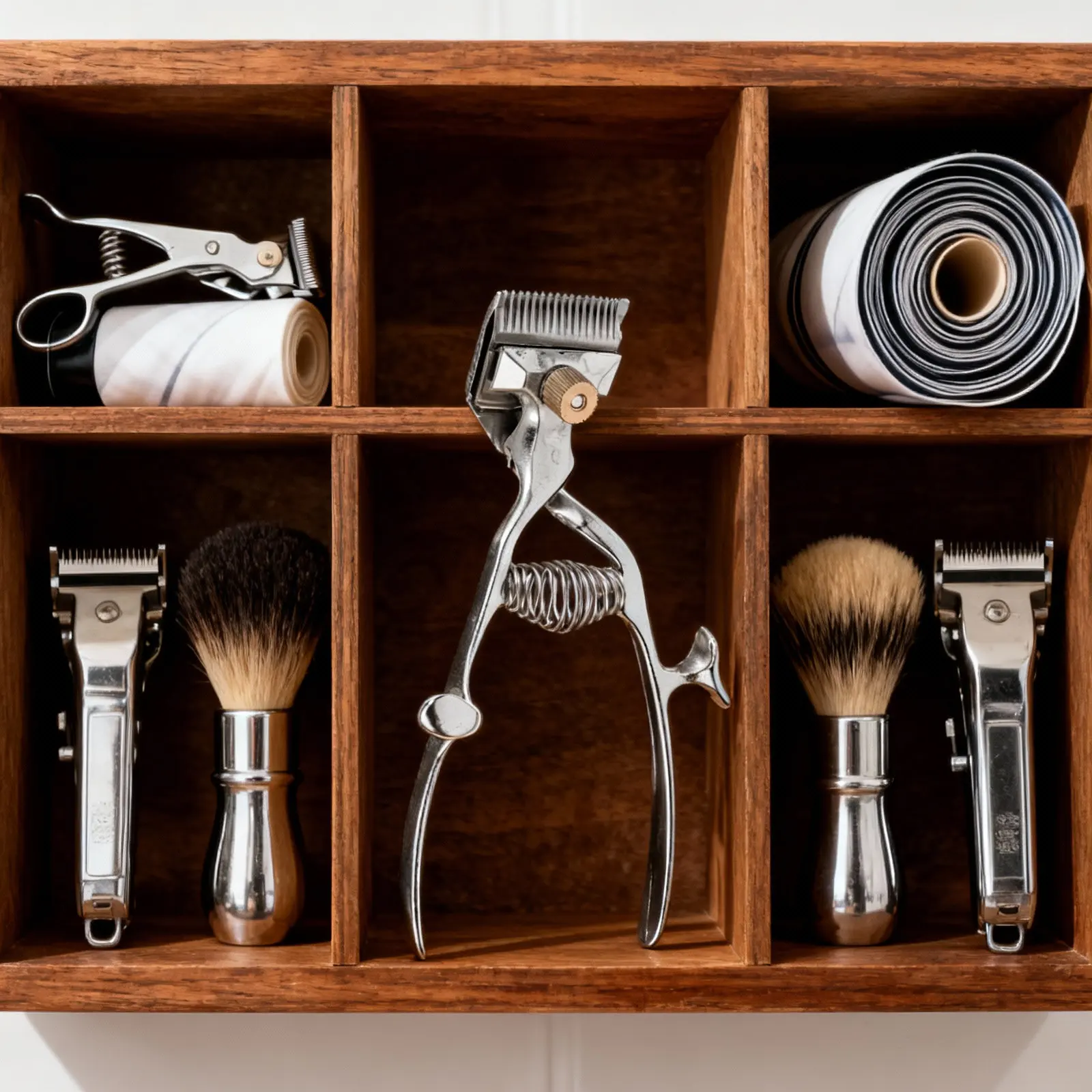 

Old Fashion Manual Hair Clipper Stainless Steel Non Electric Haircut Trimmer Silent Vintage Hair Cutting Tool Grooming Cutter