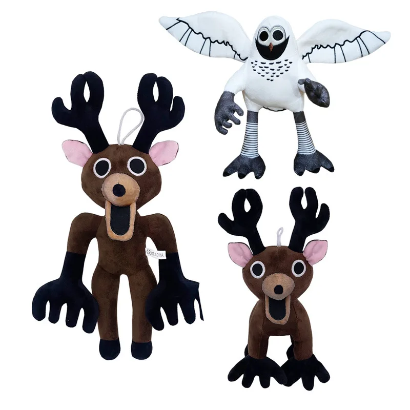 2025 nuevo juguete de peluche de ciervo 99 noches en el bosque Animal relleno suave regalo de Navidad para niños regalo de cumpleaños fanáticos del juego de películas