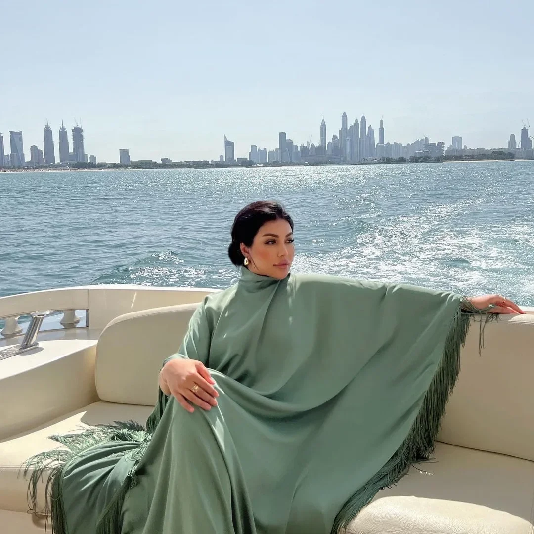 Ramadan Nappa Sciarpa con cappuccio Abaya per le donne Abito musulmano modesto Lusso Dubai Kebaya Turchia Caftano Marocain Femme Caftano Djellaba