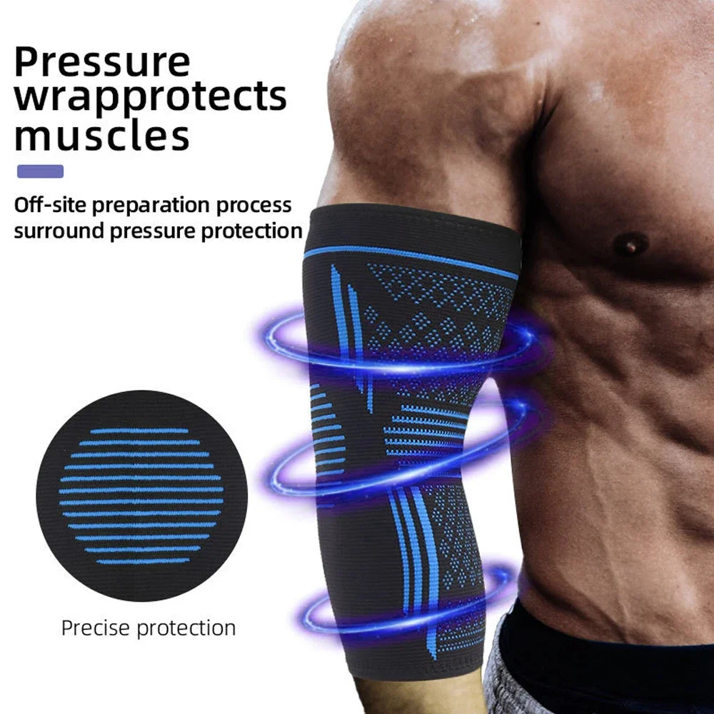 

1 шт. локоть для теннисного локтя — регулируемый компрессионный рукав для локтя игрока в гольф — без латекса, дышащий, идеально подходит для женщин и мужчин