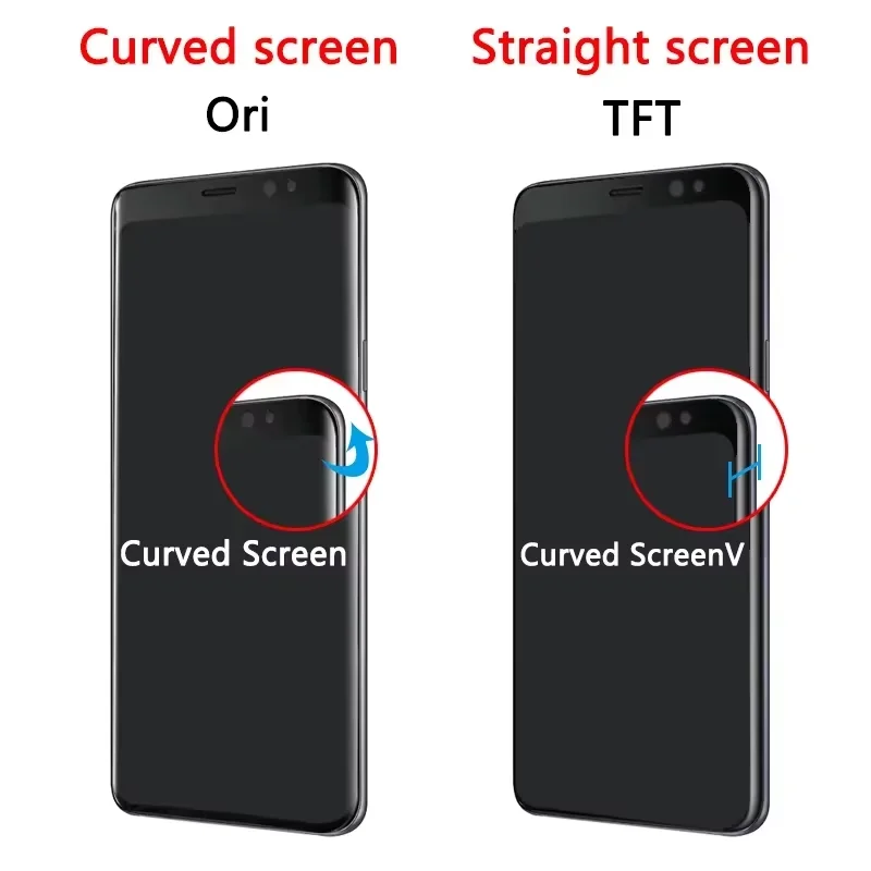 Substituição da tela de toque com moldura para Samsung S10 Plus, TFT, G975F, Display LCD, Substituição Digital, G973F