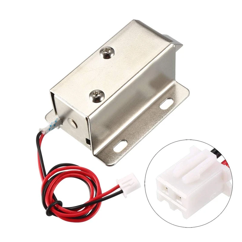 DC 6V 1.5A 11.4Mm Electromagnetic Solenoid Lock Assembly For Electric Lock Cabinet Door Lock