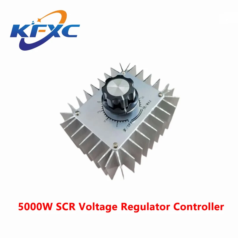 

1pcs AC 220V 5000W SCR Voltage Regulator Controller LED Dimming Dimmers Thermostat 5000W Motor Speed Controller 220V