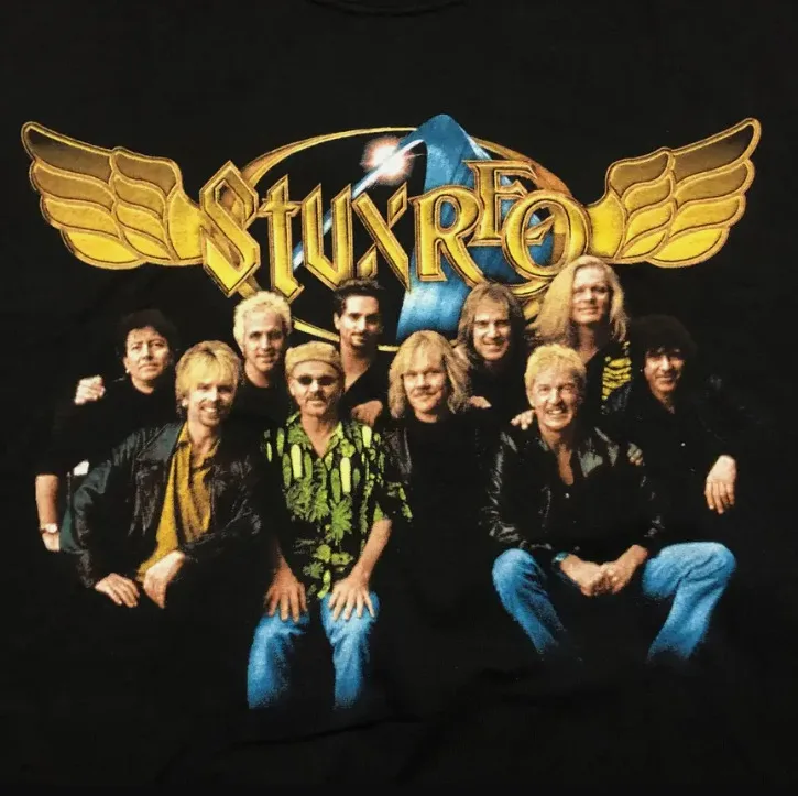 Styx REO Speedwagon thank you for the memories T shirt