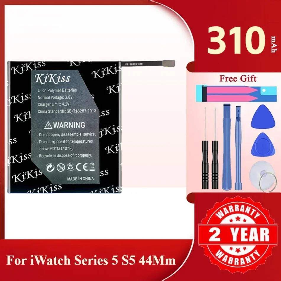 KiKiss Battery For Apple Watch iWatch Series 5 S5 44mm,Series5 44mm,310mAh