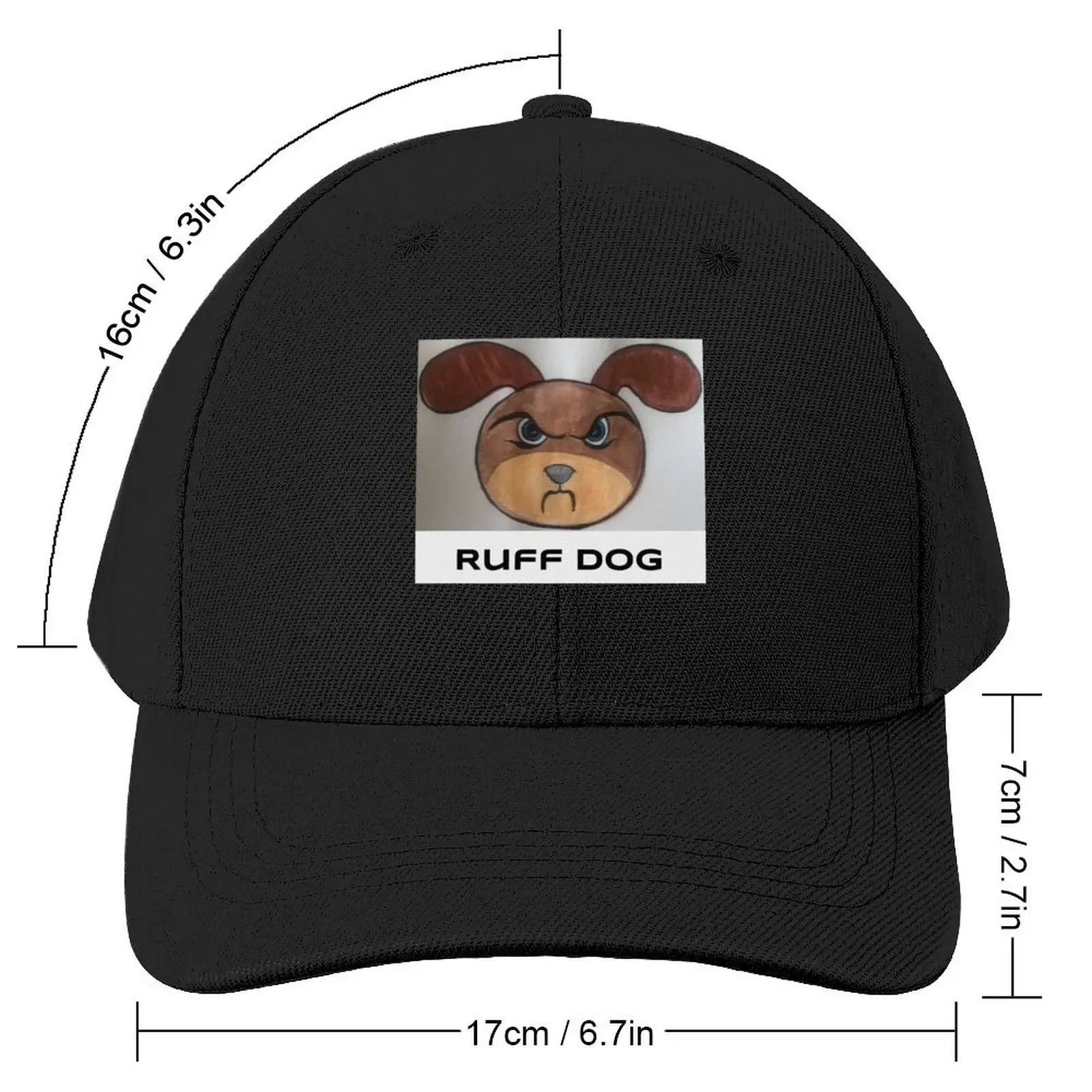 Ruff Dog Baseball Cap Hip Hop Hood Boy Women's