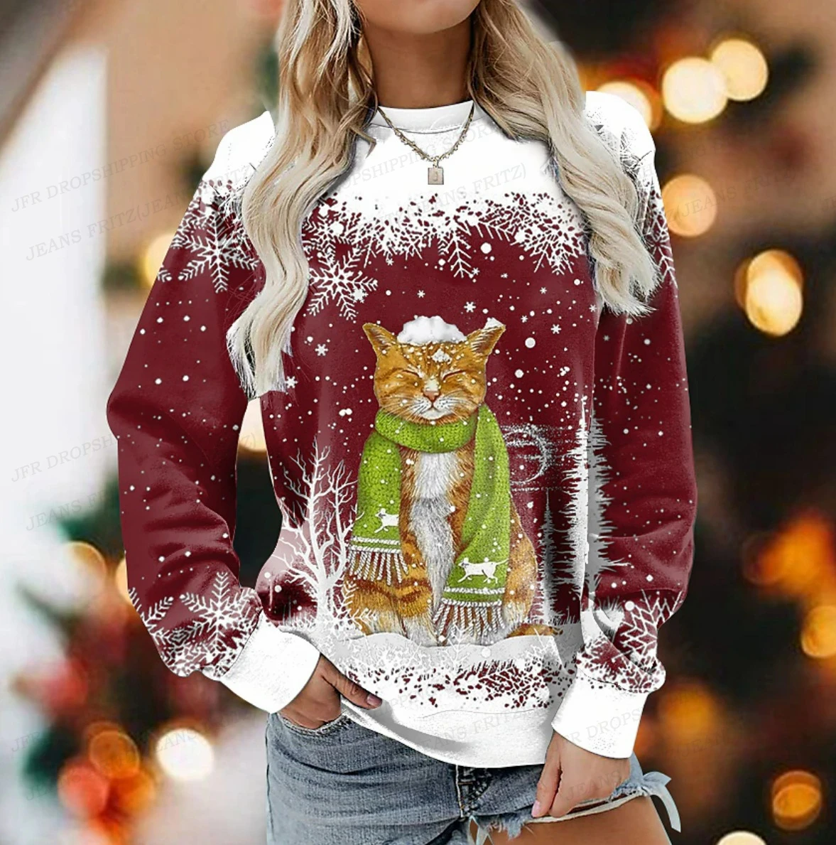 Animal Cat 3d Print Hoodies Women Fashion Crewneck Hoodie Cartoon Kawaii Graphic Coats Women Sweats Oversized Clothing Manga